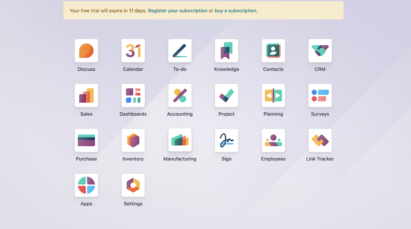Odoo Cloud Interface